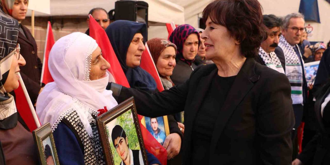 Sanatçı Hülya Koçyiğit Diyarbakır Annelerini Ziyaret Etti