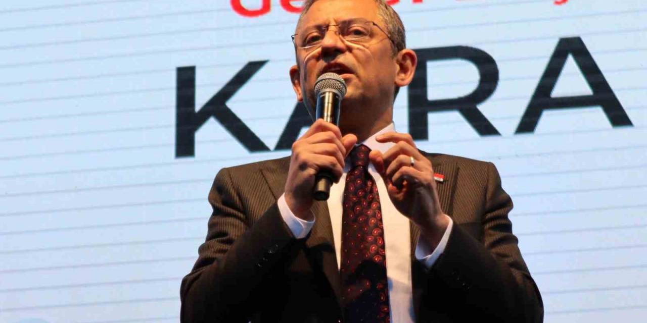 Chp Genel Başkanı Özel, Halk Buluşmasında İzmirlilere Seslendi