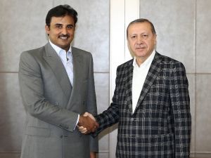 Cumhurbaşkanı Erdoğan, Katar Emiri İle Görüştü