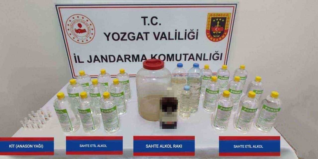 Yozgat’ta Sahte İçki Operasyonunda 1 Kişi Gözaltına Alındı