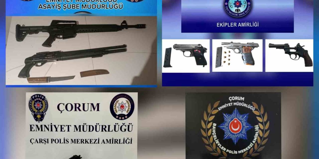Şok Uygulamada 25 Silah Ele Geçirildi