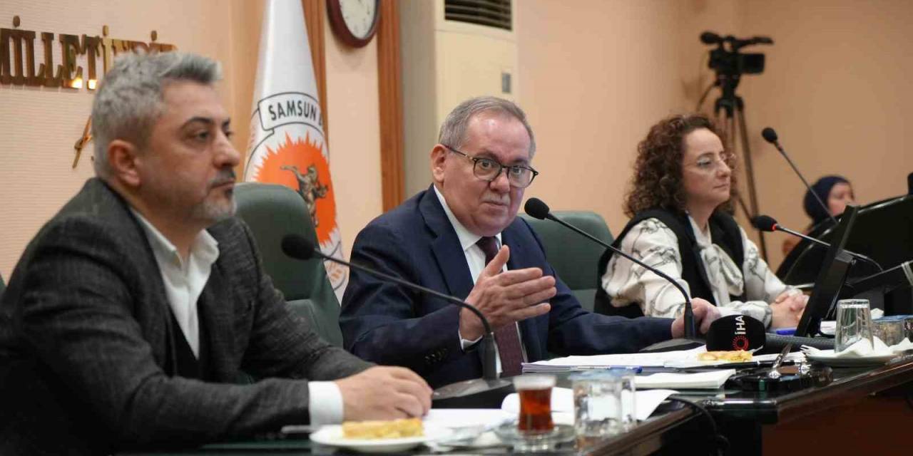 Samsun Büyükşehir Belediye Meclisinde 55 Madde Karara Bağlandı