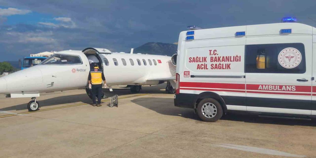 Soba Yakarken Kendini Yakan İşçi Ambulans Uçakla Kocaeli’ye Sevk Edildi