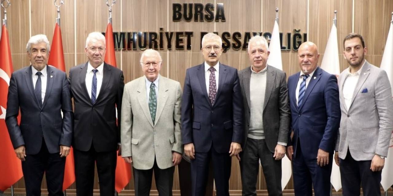 Bursaspor Yönetimi, Bursa Cumhuriyet Başsavcısı Ramazan Solmaz’ı Ziyaret Etti