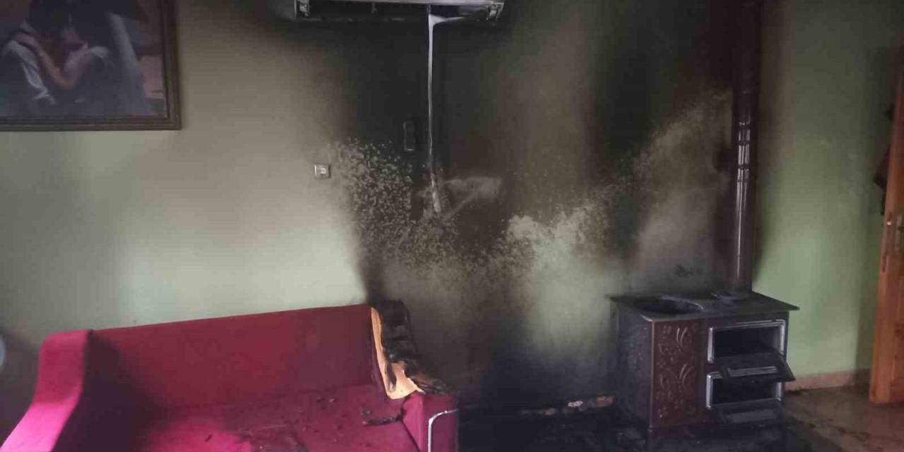 Gazipaşa’da Evde Çıkan Yangını İtfaiye Söndürdü