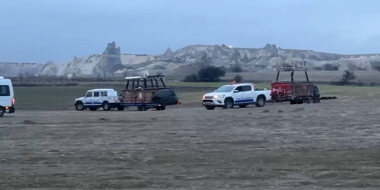 Kapadokya’da Sıcak Hava Balon Turları Olumsuz Hava Nedeniyle İptal Edildi