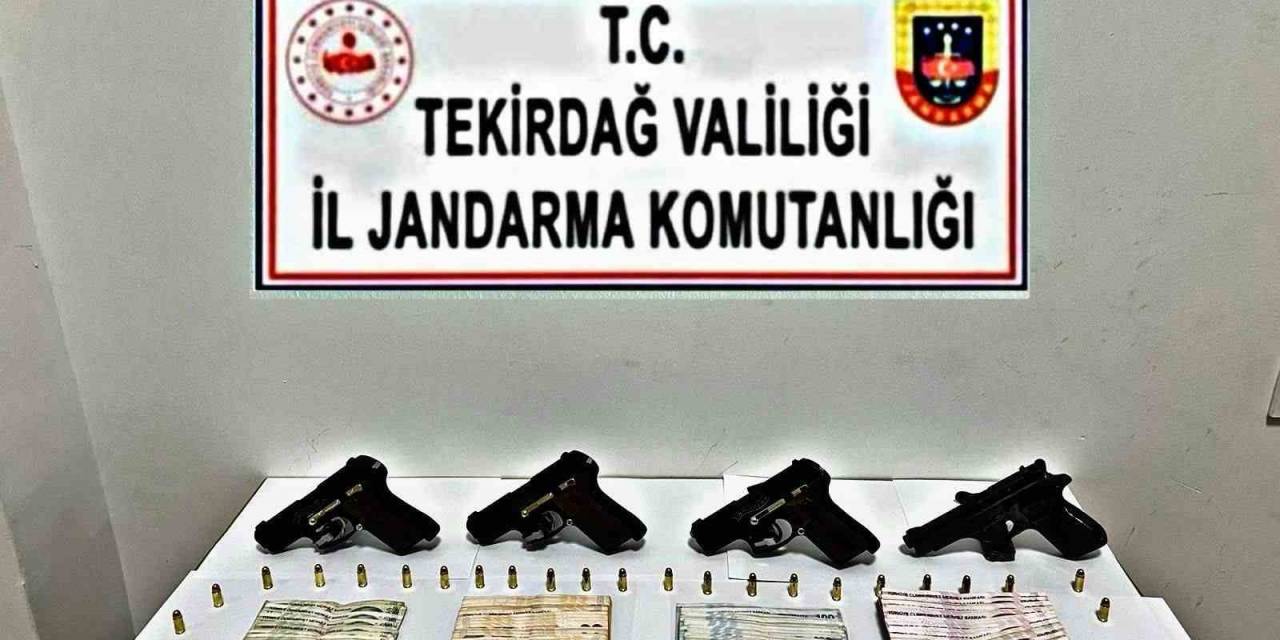 Tekirdağ’da Silah Ve Uyuşturucu Operasyonu