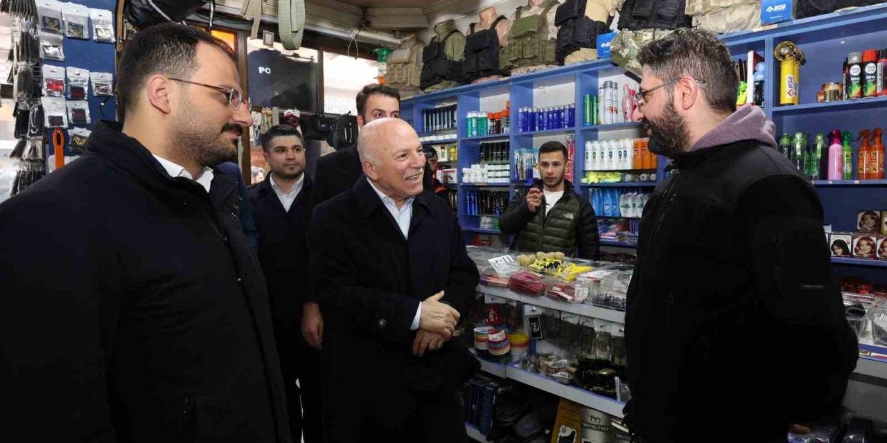Erzurum Esnafından Başkan Sekmen’e Yatırım Teşekkürü