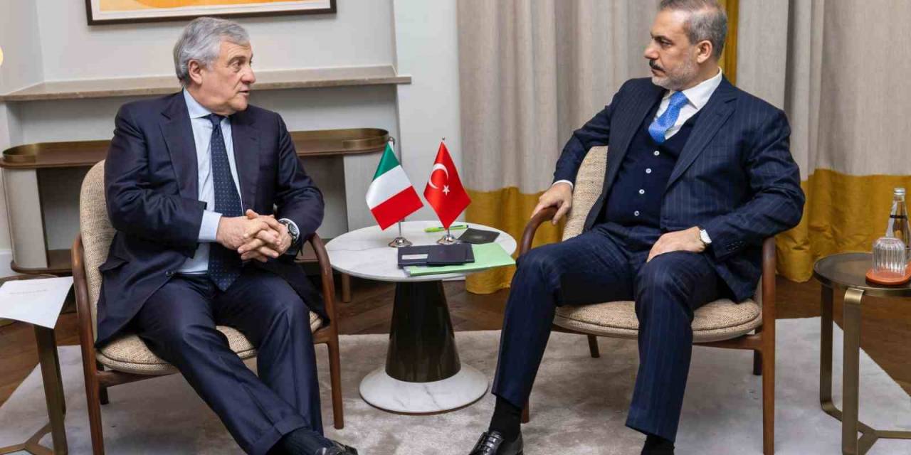 Dışişleri Bakanı Fidan, İtalya Dışişleri Bakanı Tajani İle Görüştü