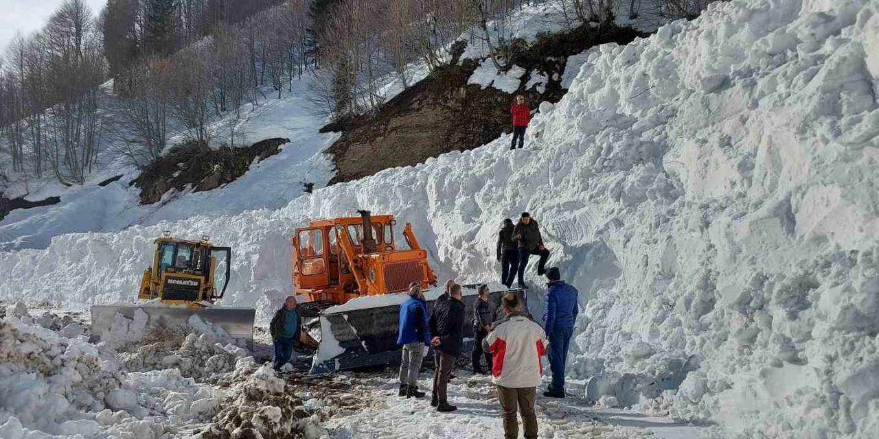 Artvin’de Çığ Altında Kalan İş Makinesi 10 Gün Sonra Çıkartıldı