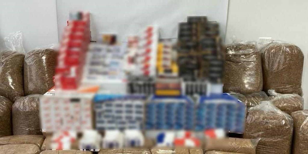 Samsun’da 1 Ton 360  Kilo Kaçak Tütün Ele Geçirildi