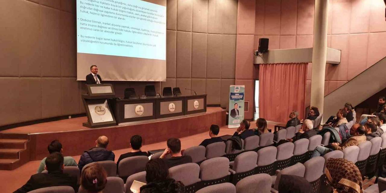 Büyükşehir Belediyesi’nden Teknik Personelin Hukuki Sorumlulukları Semineri