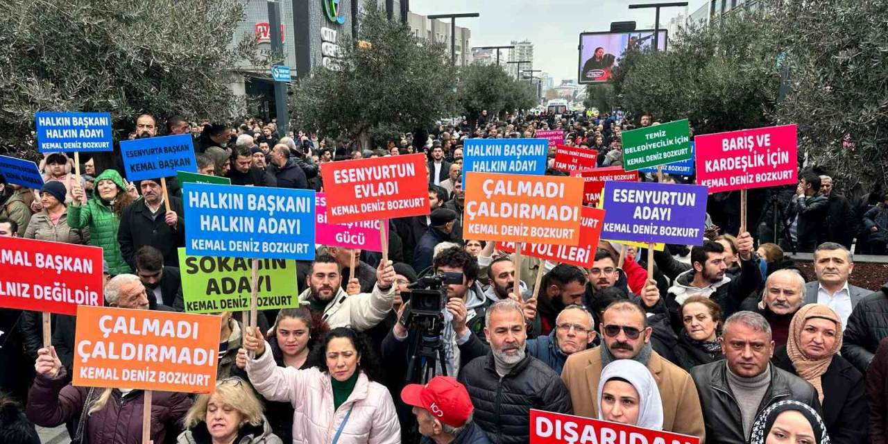 Chp’den Yeniden Aday Gösterilmeyen Esenyurt Belediye Başkanı Bozkurt’a Vatandaşlardan Destek