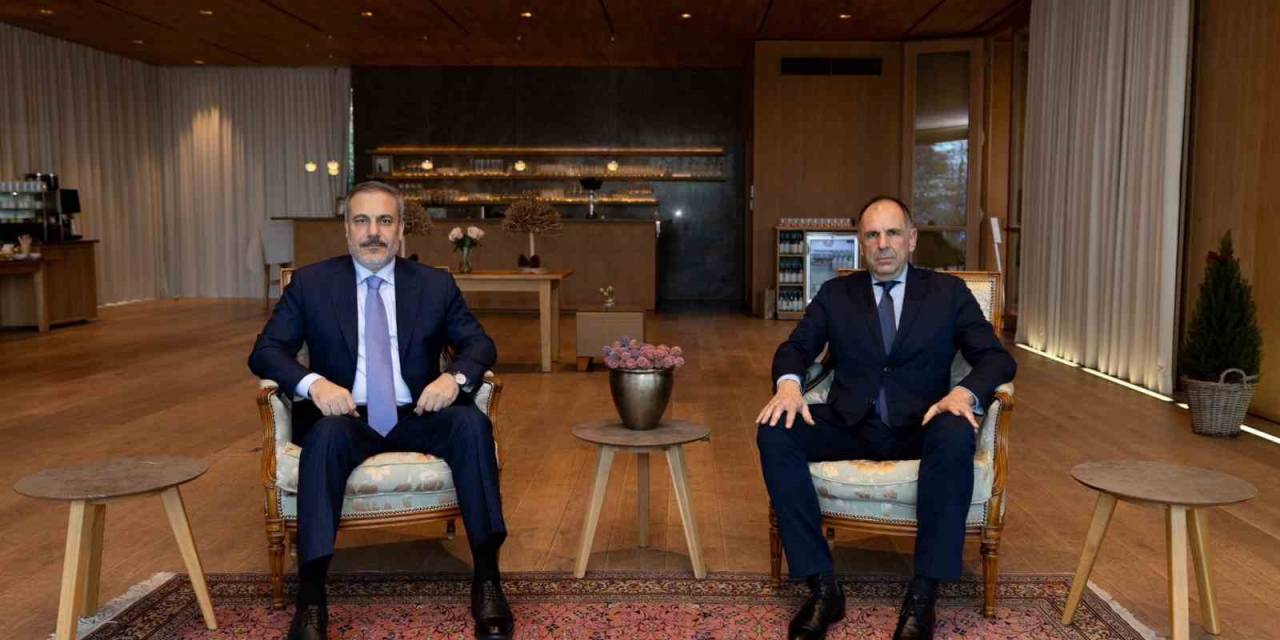 Dışişleri Bakanı Fidan, Yunan Mevkidaşı Gerapetritis İle Bir Araya Geldi