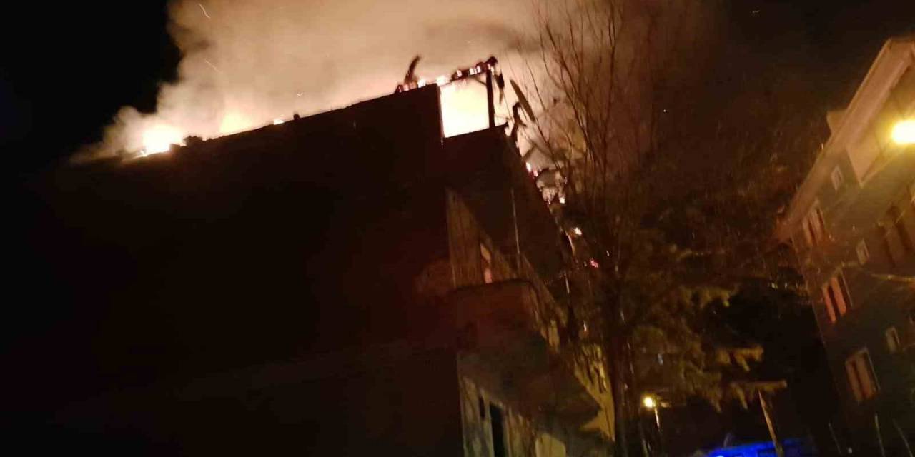 Bayat’ta Korkutan Yangın