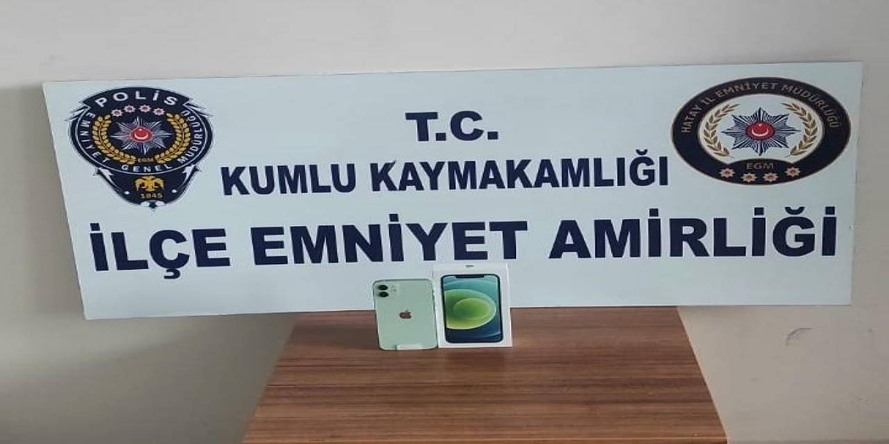 Hatay’da 32 Bin Tl’lik Cep Telefonunu Çalan 2 Hırsız Yakalandı