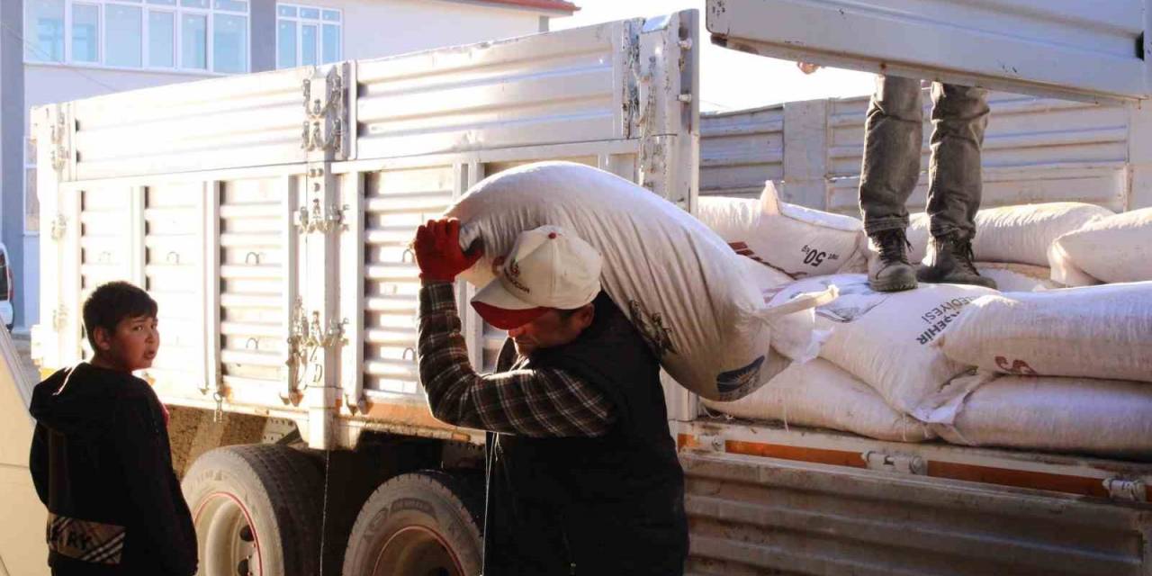 Büyükşehirden, 68 Üreticiye 2061 Çuval Daha Süt Yemi Desteği