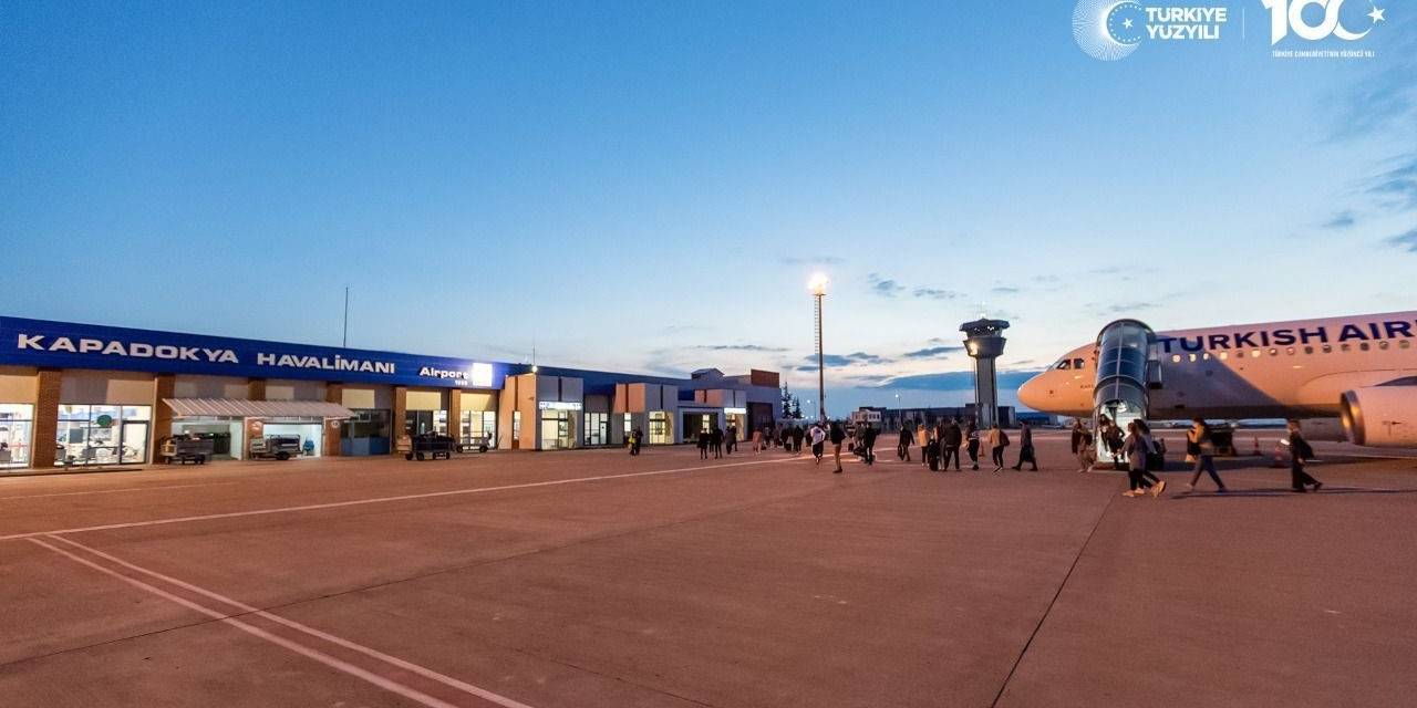 Kapadokya Hava Limanından 29 Bin Yolcu Uçtu
