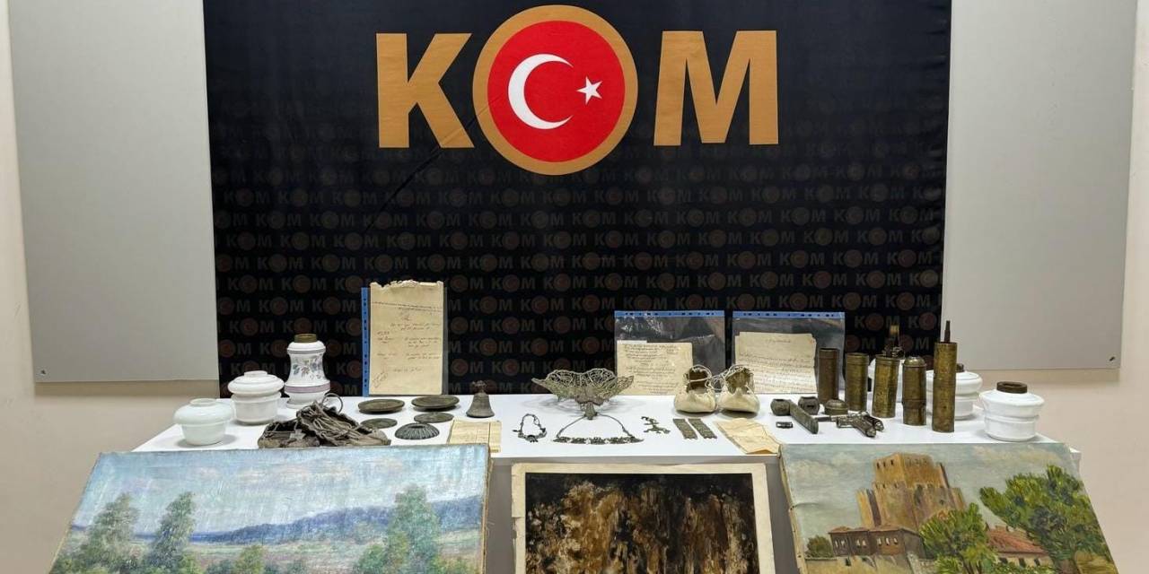 Polis Uygulamasında Etnografik Eserler Ele Geçirildi