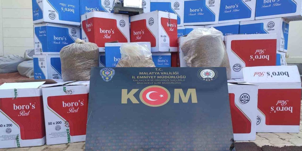 Malatya’da Kaçakçılık Operasyonu