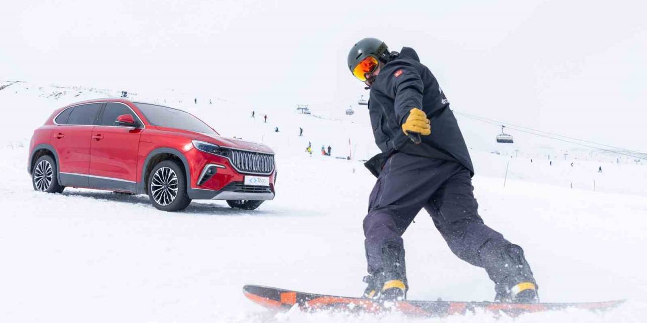 Togg T10x Kar Pistine Çıktı