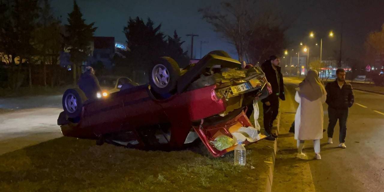 D-100’de Feci Kaza: 1’i Çocuk 3 Yaralı