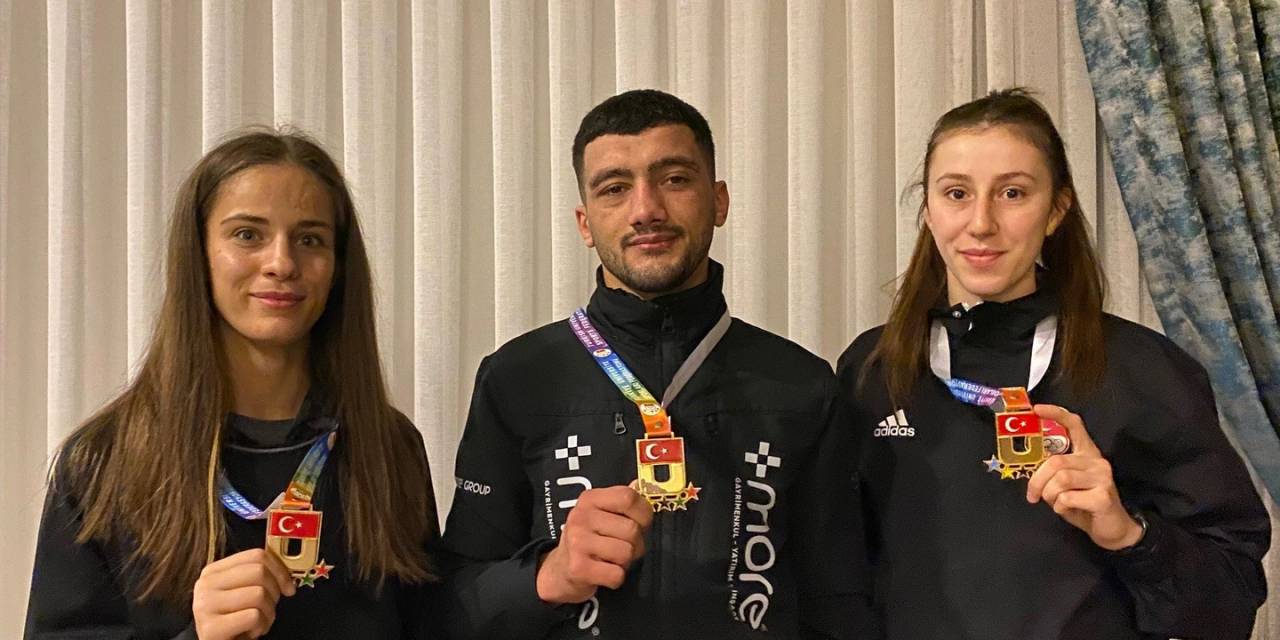 Erciyes Üniversitesi Kick Boks Sporcuları 3 Altın Madalya Kazandı