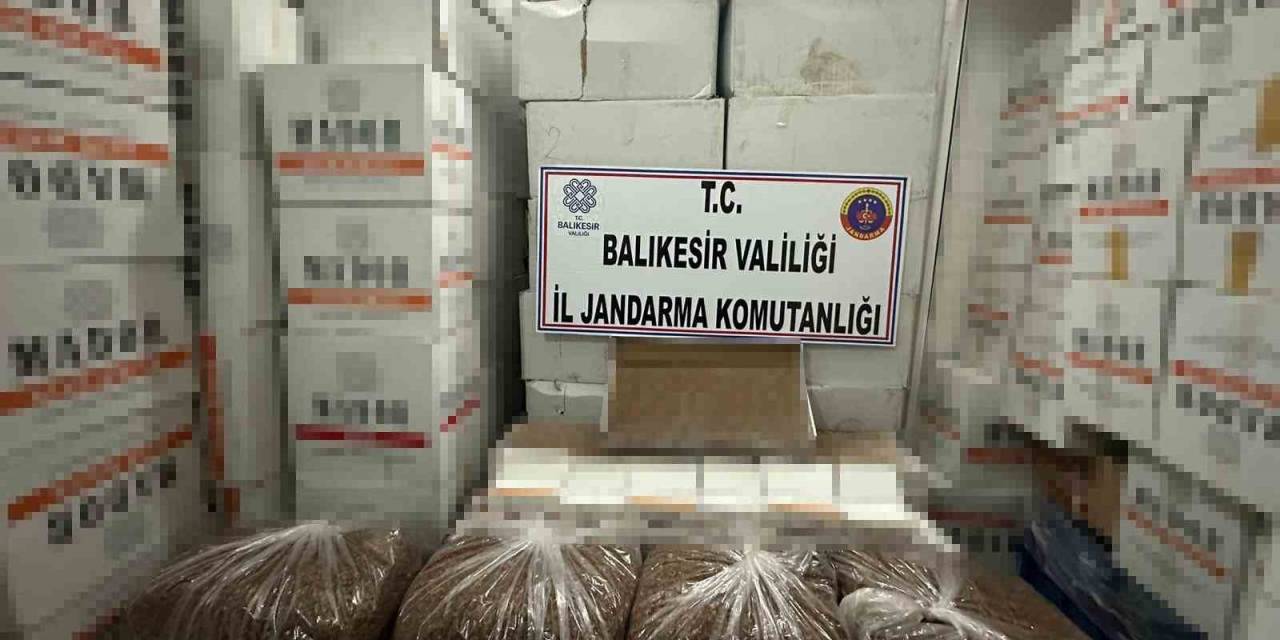 Piyasa Değeri 8 Milyon 650 Bin Lira Olan Bir Ton 275 Kilogram Kaçak Tütün Ele Geçirildi