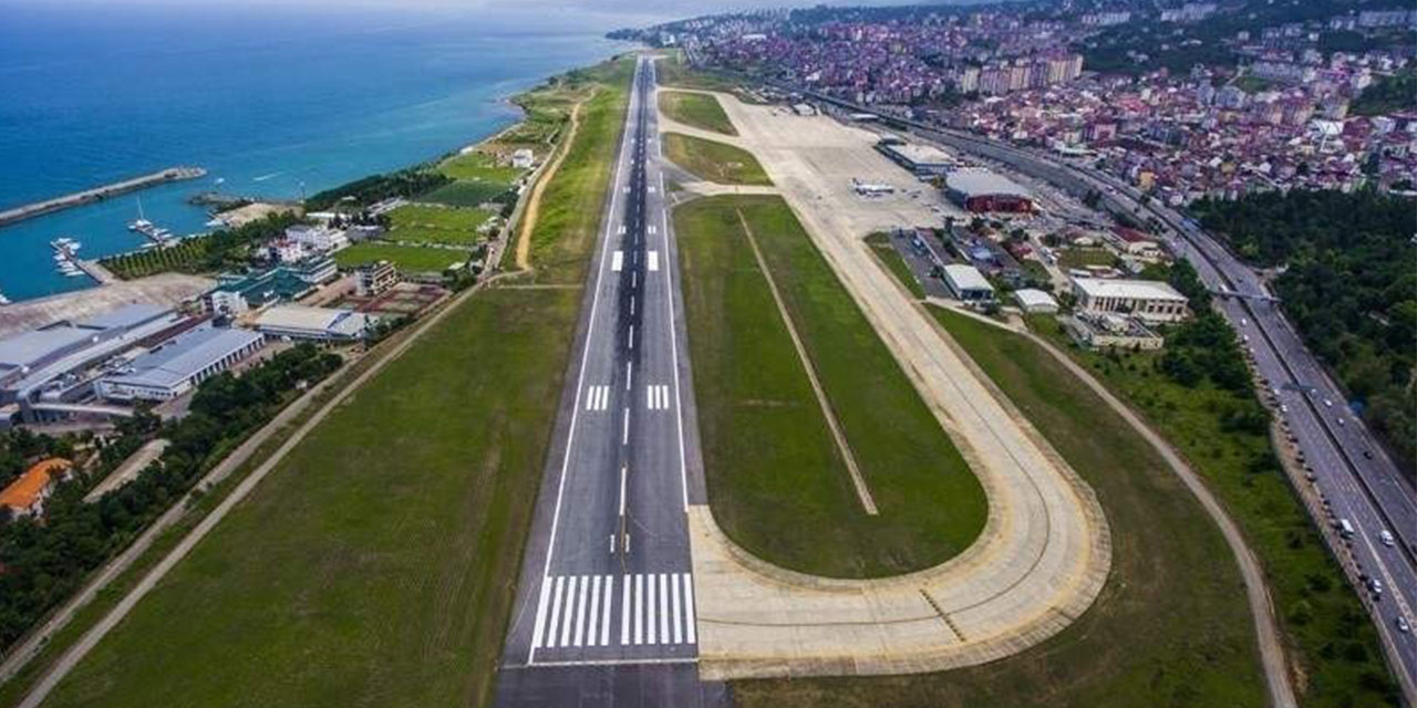 Trabzon Havalimanı’nda Yolcu Köprüsü Çalışmaları Sürüyor