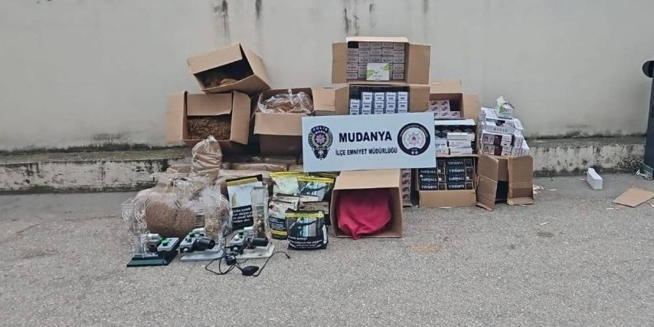 Bursa Polisi Kaçak Tütüne Geçit Vermedi