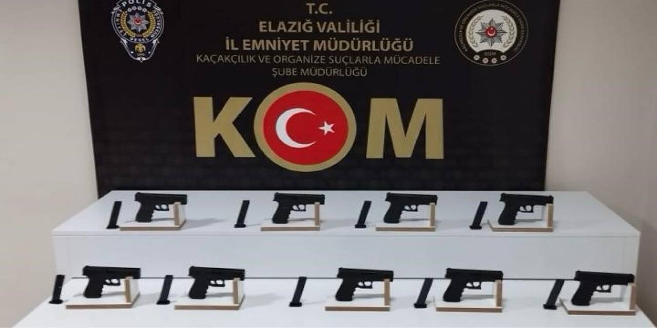 Elazığ’da 9 Adet Ruhsatsız Tabanca Ele Geçirildi: 1 Tutuklama