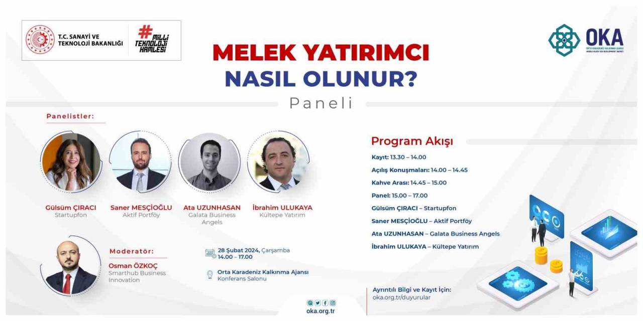 Girişimcilik Ekosisteminin Önemli Aktörleri Samsun’da Panel Gerçekleştirecek