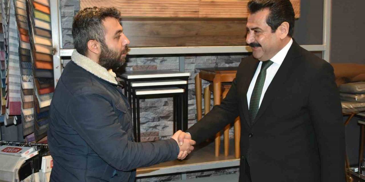 Başkan Adayı Ertemur Esnafa Destek Sözü Verdi