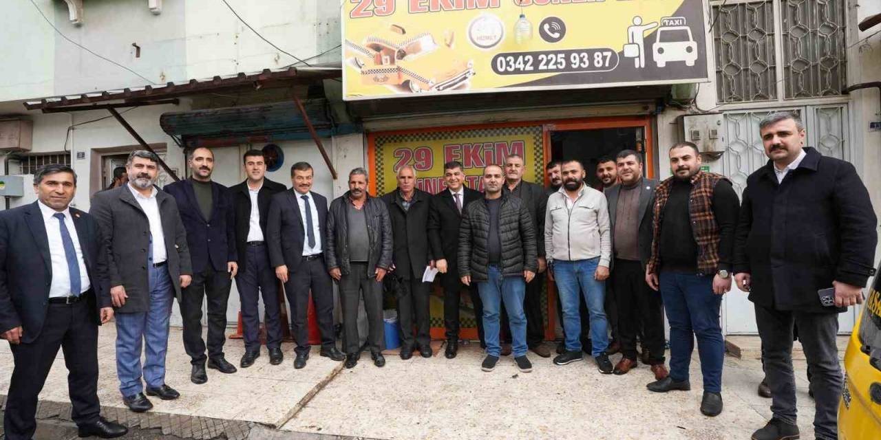 Fadıloğlu, Taksi Durağı Esnafıyla Bir Araya Geldi