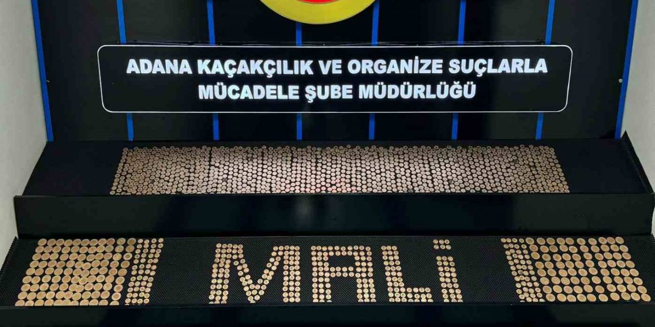 Adana’da Bin 893 Adet Sahte Altın Ele Geçirildi