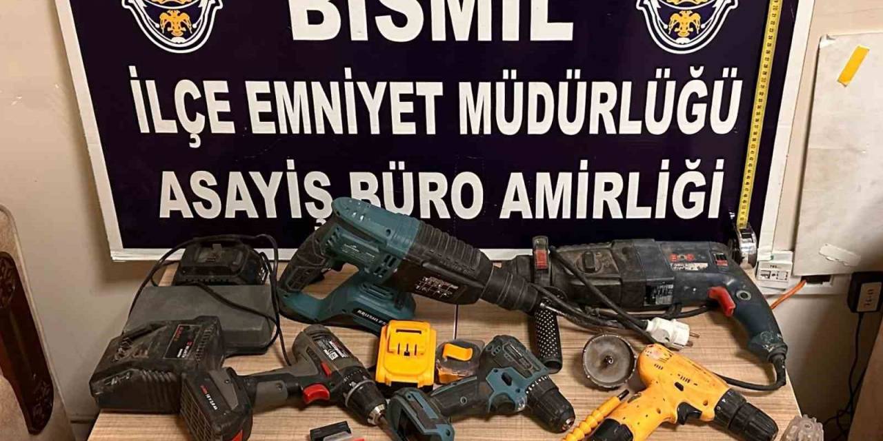 Bismil’de Polis, Sanayi Hırsızını Çaldığı Malzemeleri Satarken Yakaladı