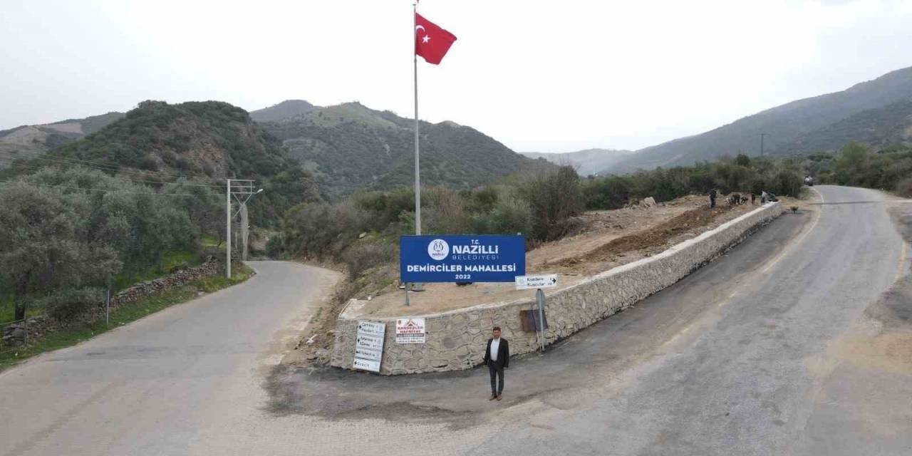 Nazilli Belediyesi Demirciler Mahallesi’ndeki Yeni Yol Yapım Çalışmalarını Tamamladı