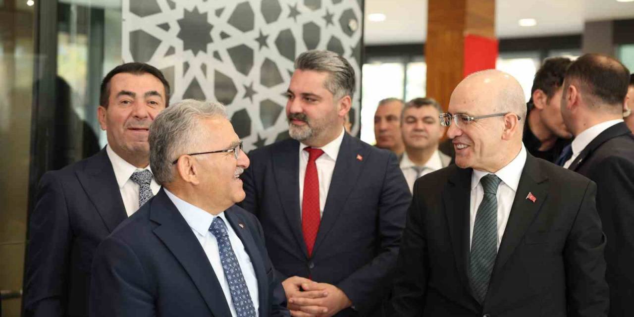 Hazine Ve Maliye Bakanı Şimşek’ten Başkan Büyükkılıç’a Ziyaret