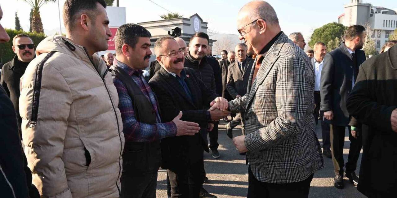 Başkan Ergün’e Akhisar’da Coşkulu Karşılama