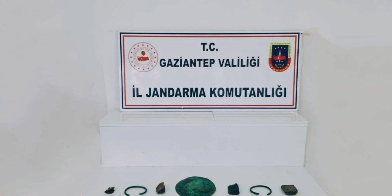 Gaziantep’te Tarihi Eser Operasyonu: 2 Gözaltı