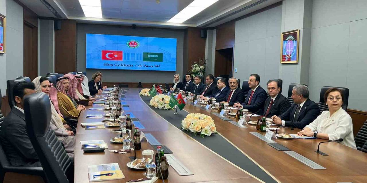 Yargıtay Cumhuriyet Başsavcısı Şahin, Suudi Mevkidaşıyla Görüştü