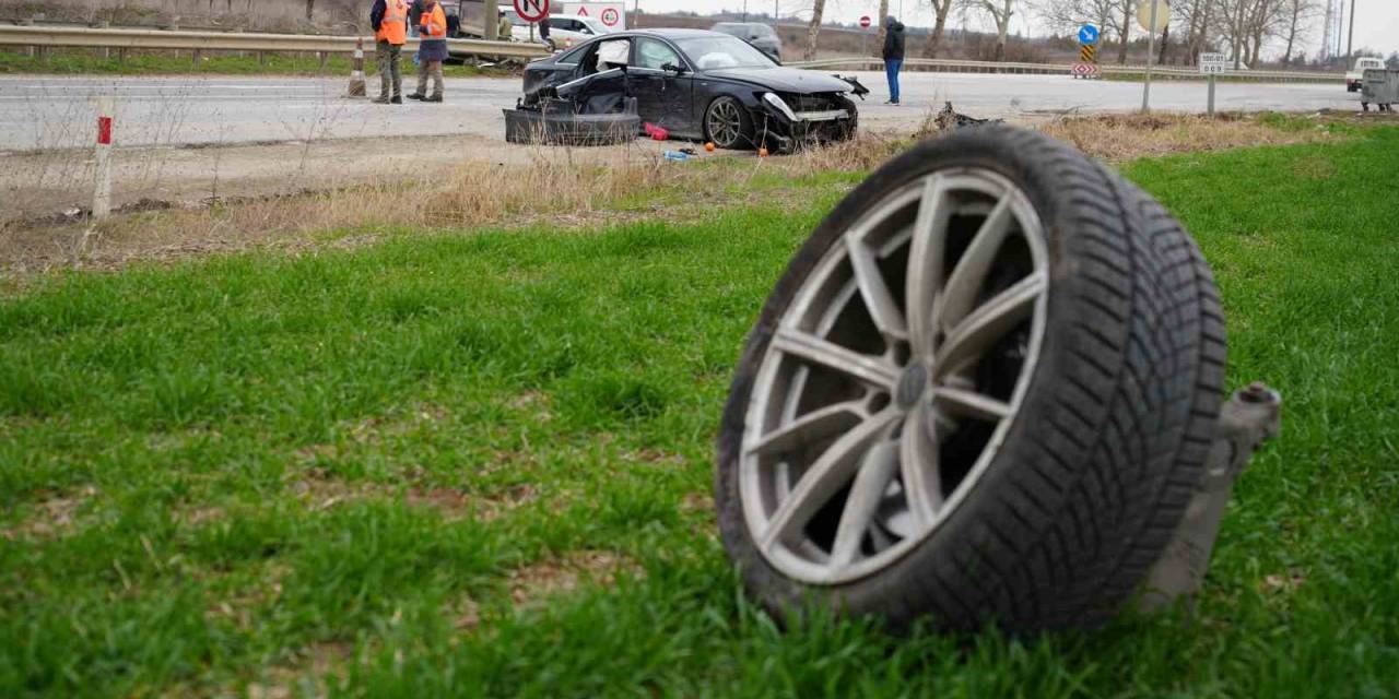 Edirne’de Otomobil İle Tır Çarpıştı: 1 Yaralı