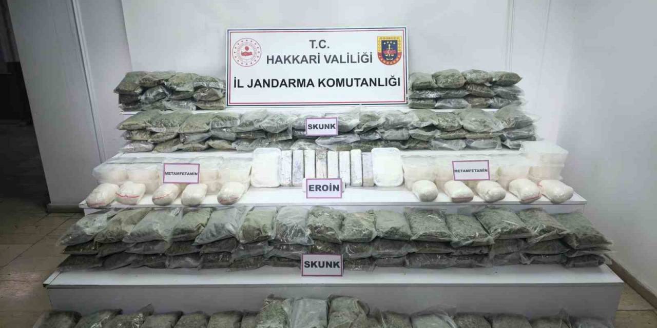 Hakkari’de 109 Kilo Uyuşturucu Ele Geçirildi
