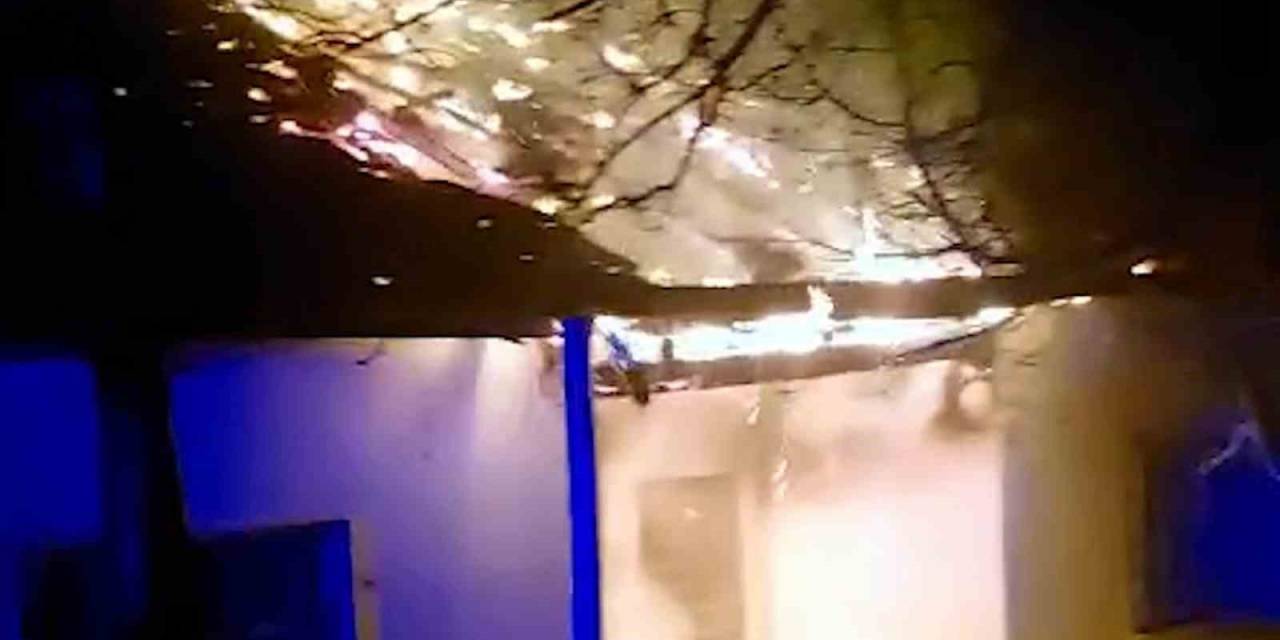 Kırıkkale’de Tek Katlı Ev Alevlere Teslim Oldu