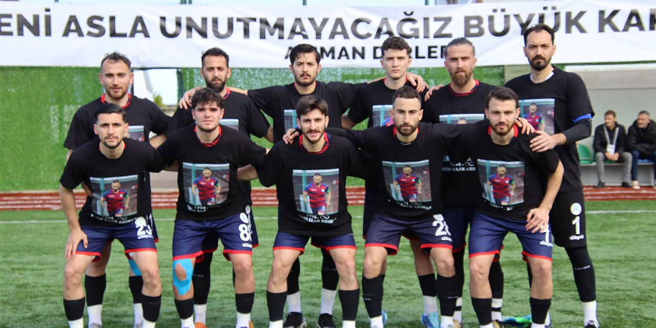 Rize Özel İdarespor Fatih Kaan'ın vefatı nedeniyle ertelenen maçı kazandı