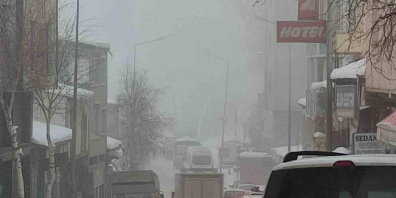 Ardahan’da Soğuk Hava Ve Sis Etkili Oldu