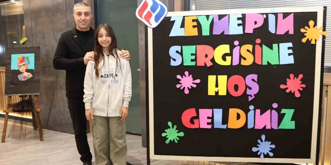 Başkan Ünal’ın Kızı İlk Kişisel Resim Sergisini Açtı