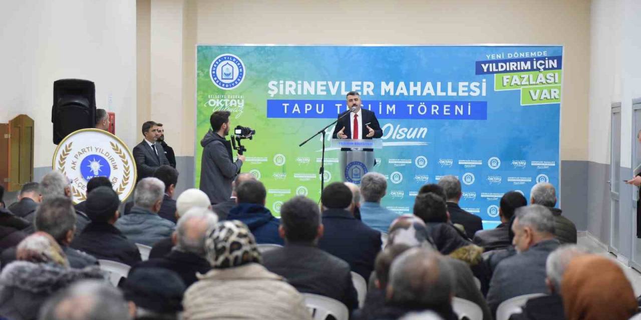 Yıldırım’da ’imar’ Tasarrufu