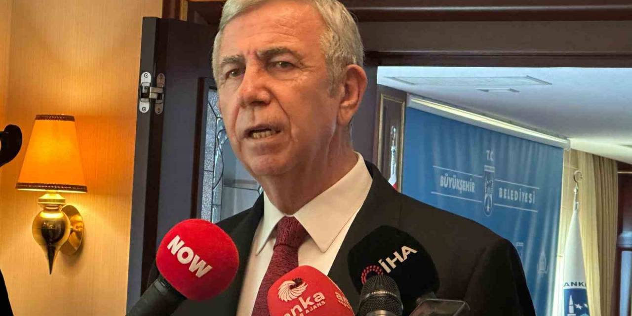 Abb Başkanı Mansur Yavaş: "(Mal Varlığını Açıklaması) Halkın Siyasetçiye Olan Güvenini Başka Türlü Yeniden Tesis Etmemiz Mümkün Değil"