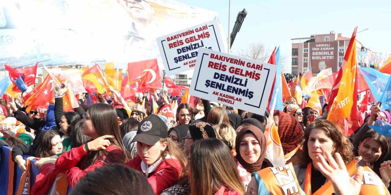 Denizli, Cumhurbaşkanı Erdoğan’ı Bekliyor